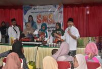 Bupati Trenggalek saat ajak masyarakat buat menu sehat atasi stunting dalam kegiatan Safari Ramadhan di Desa Widoro, Kecamatan Gandusari, Trenggalek 