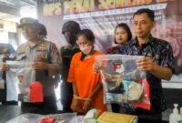 Saat Polres Trenggalek jumpa pers dalam Operasi Pekat Semeru 2023