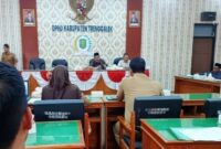 Komisi I DPRD Trenggalek gelar rapat internal bersama Dinas Pemberdayaan Masyarakat Desa