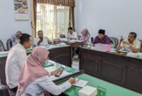 Situasi rapat kerja antara Komisi IV DPRD Trenggalek bersama OPD mitra