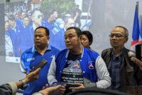 Ketua Fraksi Demokrat Trenggalek Mugianto saat dikonfirmasi awak media