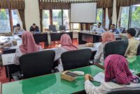 Suasana rapat kerja antara Komisi II DPRD Trenggalek dengan Dinas Peternakan dan Perikanan