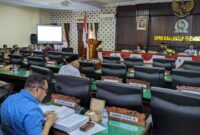 Rapat Kerja Banggar DPRD Trenggalek bersama TAPD membahas APBD tahun anggaran 2024