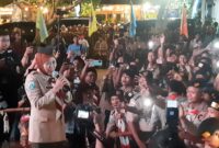 Gubernur Jawa Timur Khofifah Indar Parawansa membuka event Raimuna Jatim ke-14 di bibir pantai Prigi, Kecamatan Watulimo, Kabupaten Trenggalek.