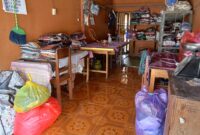 Termpat usaha laundry milik Agus di Dusun Jati, Kecamatan Gandusari, Kabupaten Trenggalek.