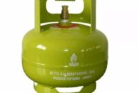 Contoh Tabung Gas Liquified Petroleum Gas (LPG) 3 Kg Milik Pertamina