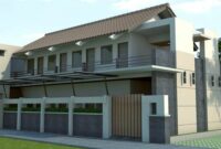 Ilustrasi bangunan rumah kos - kosan minimalis, sumber foto : Pinterest