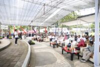 Suasana Musrenakeren tahun 2024 yang diselenggarakan di area Pantai Prigi 360, Kecamatan Watulimo, Trenggalek.