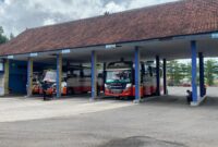 Situasi Terminal Bus Kabupaten Trenggalek