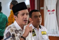 Wakil Bupati Trenggalek Syah Muhammad Natanegara bersama ketua HIPMI Trenggalek