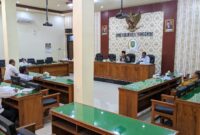 Ketua Komisi II DPRD Trenggalek, Mugianto pimpin rapat kerja bersama OPD mitra bahas Pendapatan Asli Daerah.