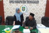 Amin Tohari selaku Ketua Bapemperda DPRD Trenggalek