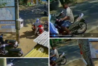 Penampakan CCTV pelaku Begal Payudara saat beraksi