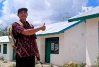 Ilustrasi suasana kampung warga yang ikuti program transmigrasi. (NAKERTRANS Kulonprogo)