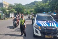 Ilustrasi Operasi Zebra Semeru yang dilakukan oleh Satlantas Polres Trenggalek