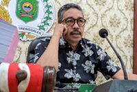 Ketua Komisi IV DPRD Trenggalek, Sukarodin usai dikonfirmasi awak media.