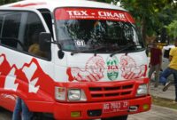 Kendaraan TGX-CIKAR nampak dari depan (Foto : Prokopim TGX)