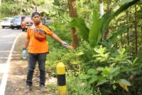 Tim Inafis Polres Trenggalek lakukan olah TKP di wilayah ditemukannya kepala Uswatun Khasanah. (Istimewa)