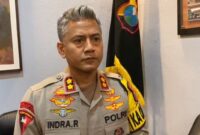 Kapolres Trenggalek, AKBP Indra Ranudikarta saat dikonfirmasi awak media di Mapolres Trenggalek. (Istimewa)
