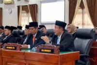 Komisi II DPRD Trenggalek, Mugianto (paling kanan) soroti seringnya kunker ke Jogja.