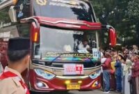Keberangkatan Calon Jemaah Haji (CJH) Trenggalek tahun 2025