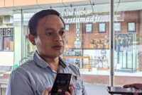 Kasatreskrim Polres Trenggalek, AKP Eko Widiantoro saat dikonfirmasi awak media di Polres Trenggalek.