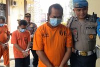 Konferensi Pers hasil Operasi Pekat II di halaman Polres Trenggalek, Jumat (16/5/2025).