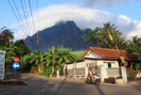 Salah satu pegunungan karst di Kecamatan Watulimo, Trenggalek. (Foto: Widya Andriana - Mongabay)