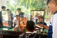 Pelatihan berbasis kompetensi yang diadakan oleh Disperinaker Trenggalek.