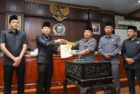 Rapat Paripurna DPRD Trenggalek dengan agenda Rancangan Peraturan Daerah (Ranperda) tentang Perubahan Kedua atas Perda Nomor 17 Tahun 2016.