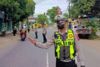 Dok. Humas Polres Trenggalek saat melaksanakan operasi lalulintas.