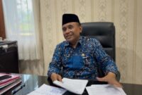 Kepala Badan Kepegawaian Daerah Kabupaten Trenggalek, Heri Yulianto saat dikonfirmasi awak media di ruangannya.