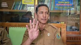 Kepala SMPN 1 Trenggalek, Mokhamad Amir Mahmud saat dikonfirmasi awak media.
