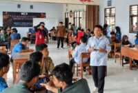 Suasana classmeet Mobile Legends di SMKN 2 Trenggalek, Jumat (12/12/2025).