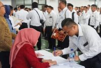 Ilustrasi - Persiapan jelanc pelantikan PPPK Trenggalek, Rabu (27/8/2025).