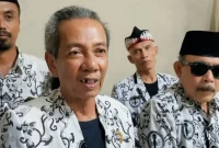 Biro Hukum PGRI Jawa Timur, Nur Basuki saat dikonfirmasi awak media di Wisma PGRI Trenggalek, Selasa (28/2026).