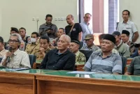 Pengelola PT Djawani Gunung Abadi datangi rapat dengar pendapat di DPRD Trenggalek, Selasa (6/1/2026).
