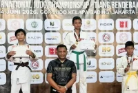 Atlet Judo Trenggalek Naik Podium dalam ajang Judo Association Djakarta (J.A.D) Tiang Bendera International Judo Championship di Jakarta.