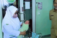 Bayi yang ditemukan di Desa Banaran tengah menjalani observasi selama 3 hari kedepan di RSUD dr. Soedomo Trenggalek
