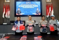 Polres Trenggalek rilis hasil Operasi Tumpas Narkoba Semeru selama 12-23 Agustus 2026.