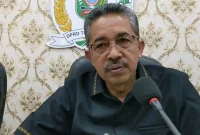Ketua Komisi IV DPRD Trenggalek, Sukarodin saat dikonfirmasi mengenai pelibatan Musdes untuk evaluasi Data Desil, Senin (14/9/2026).