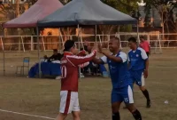 Bupati Trenggalek Mochamad Nur Arifin atau Mas Ipin turut bertanding bersama SS Garuda dalam Dispora Cup Mini Soccer Trenggalek 2026.