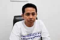 Plt Kepala Dispora Trenggalek Arief Setiawan saat menyampaikan rencana event olahraga dan pembinaan atlet di Trenggalek.