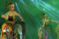 Kelompok jaranan tampil dalam Festival Jaranan Trenggalek Terbuka.